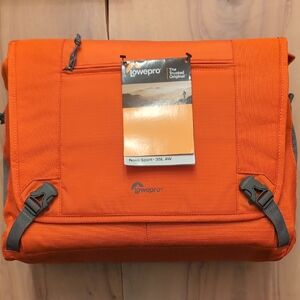 Orange Messenger Bag